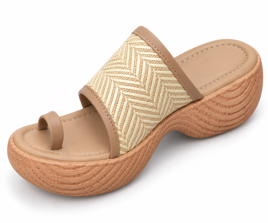 Livia | Woven Platform Sandals