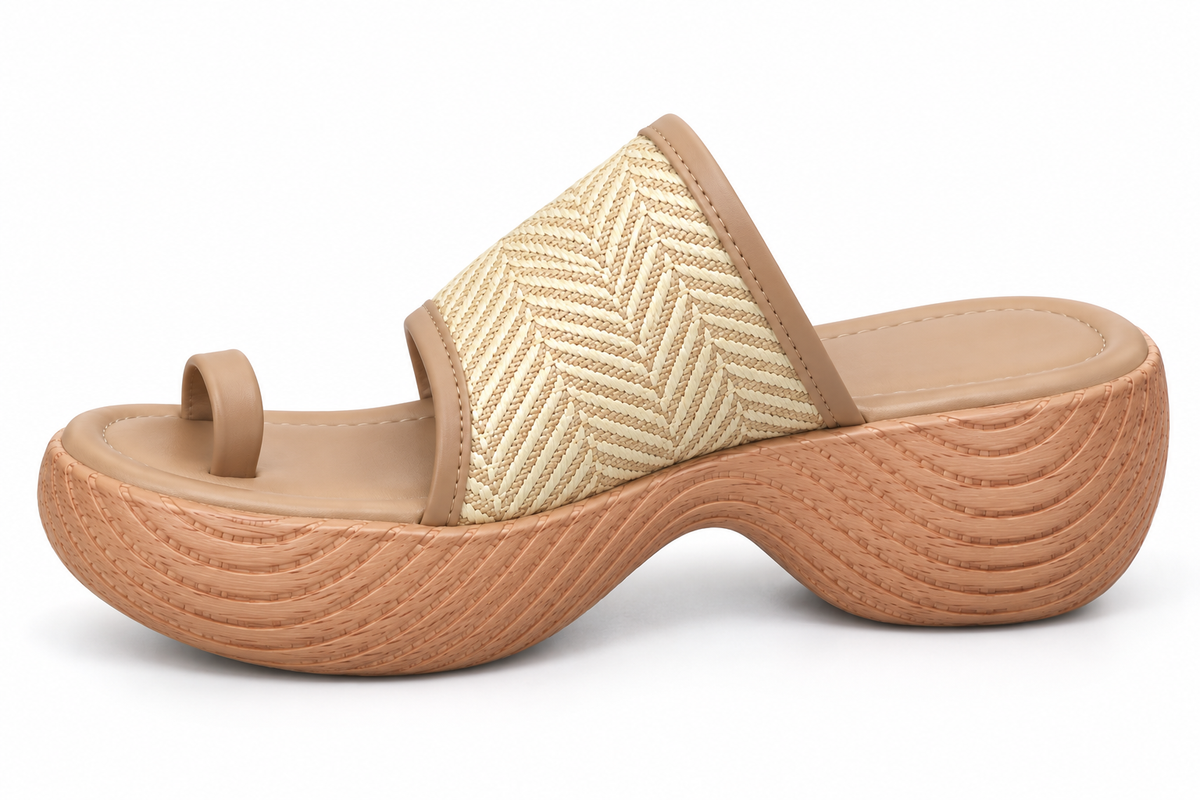 Livia | Woven Platform Sandals