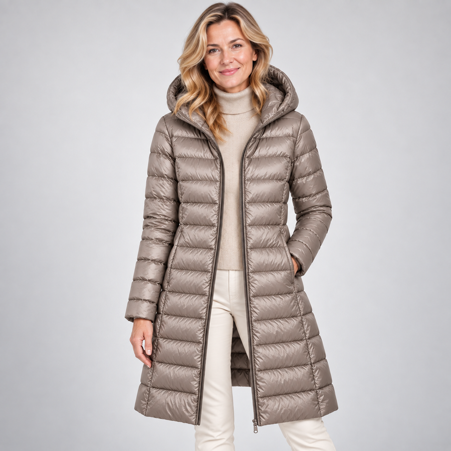 Sienna | Lightweight Longline Down Jacket