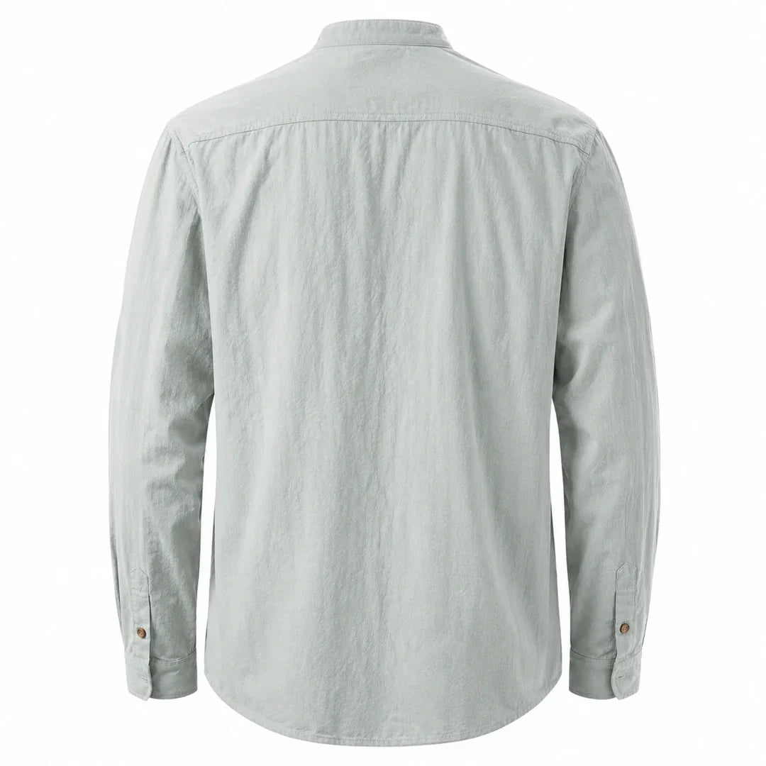 Kyoto - Men's Band Collar Shirt