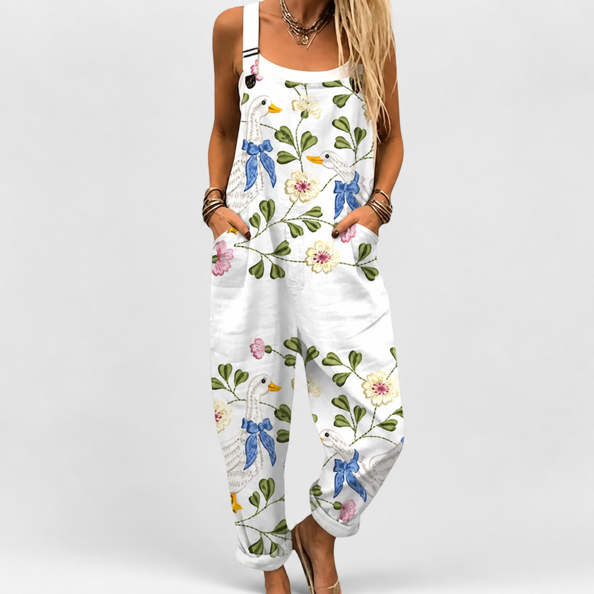 Fiona | Relaxed Patterned Jumpsuit