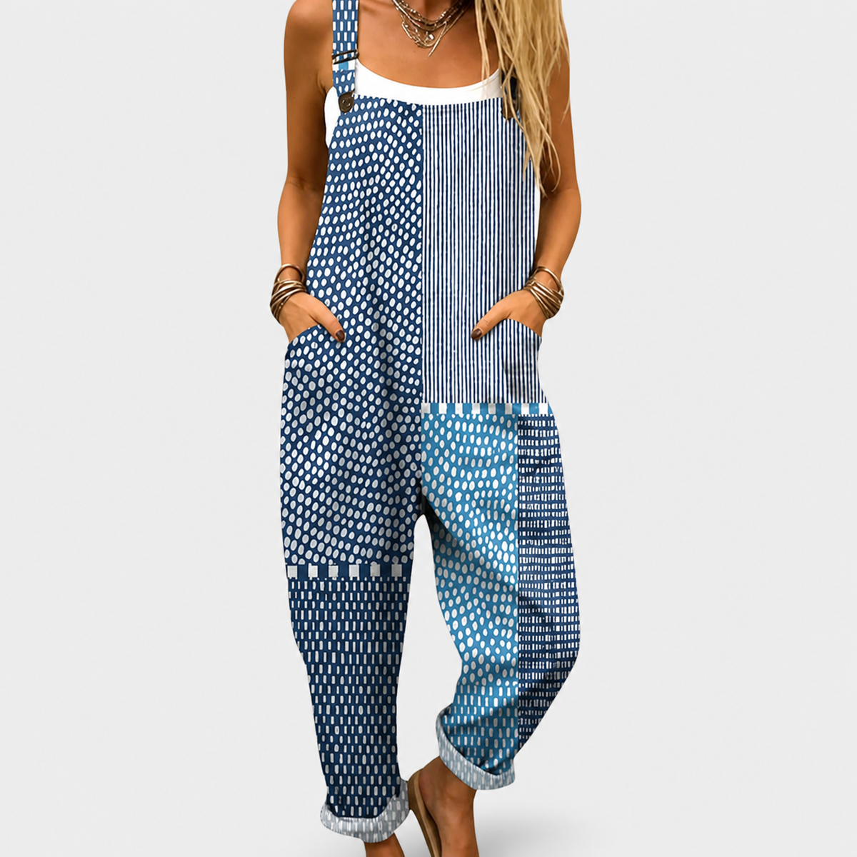 Rae | Relaxed Patterned Jumpsuit