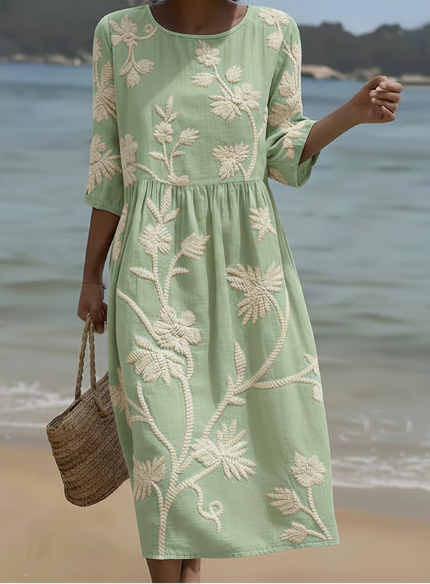 Paige | Elegant Floral Printed Dress