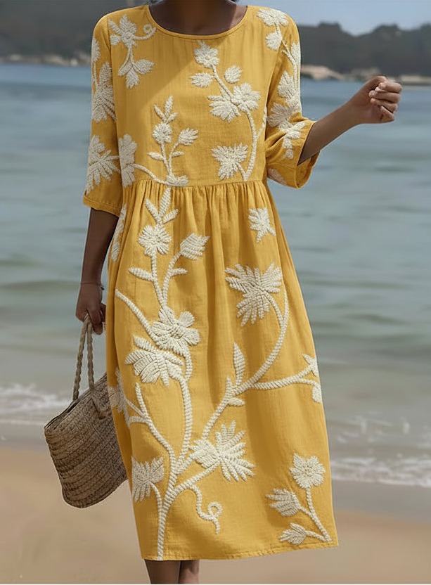 Lauren | Elegant Floral Printed Dress