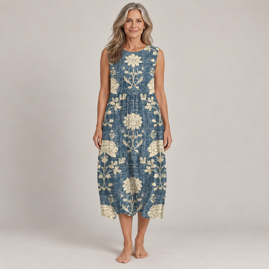 Juliette | Artistic Relaxed Midi Dress