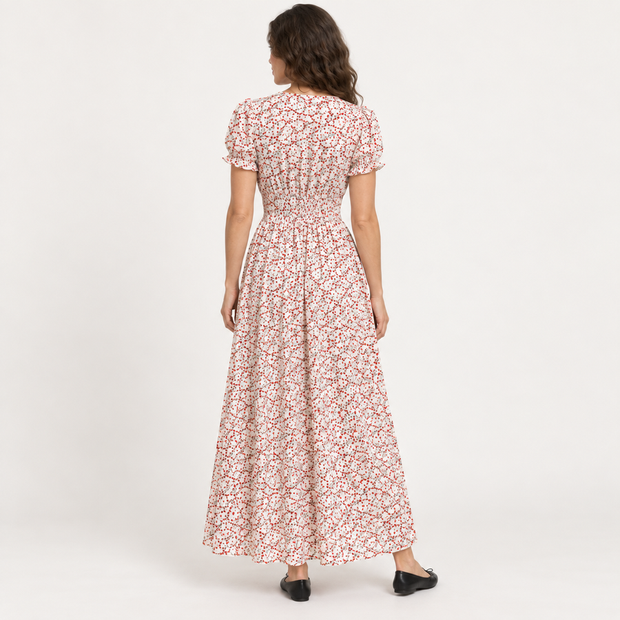 Elara | Floral Maxi Dress