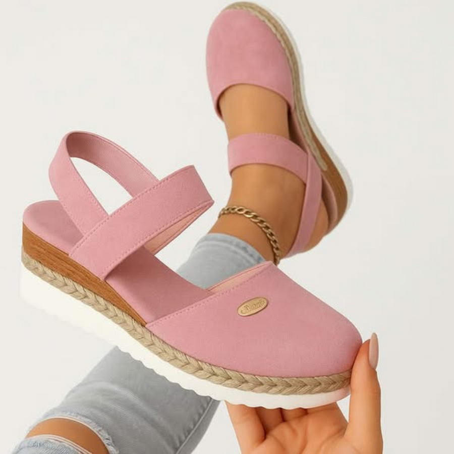Robyn | Espadrille Strap Wedge Sandals