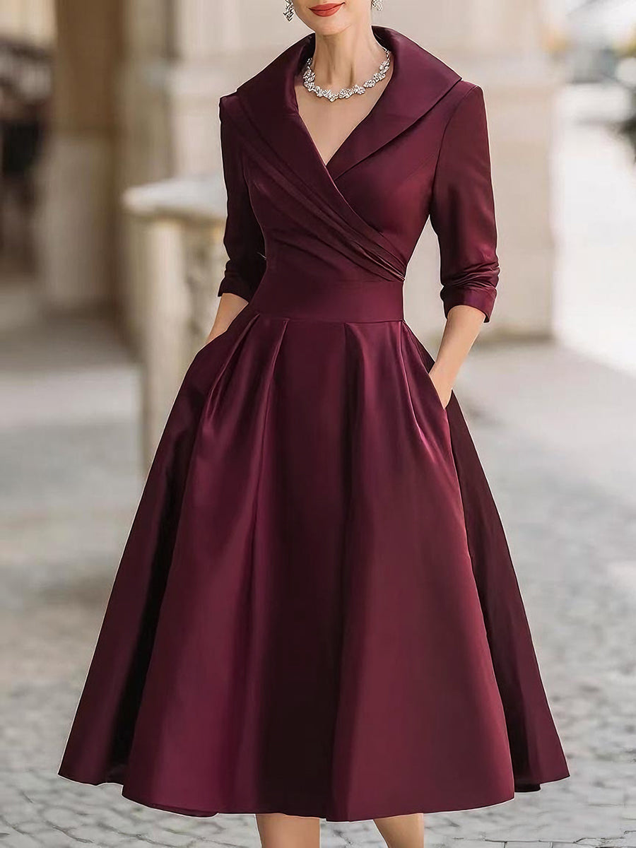 Antonia Elegant Midi Dress