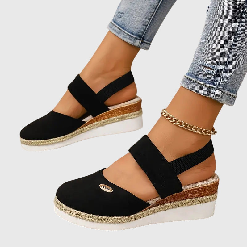 Robyn | Espadrille Strap Wedge Sandals
