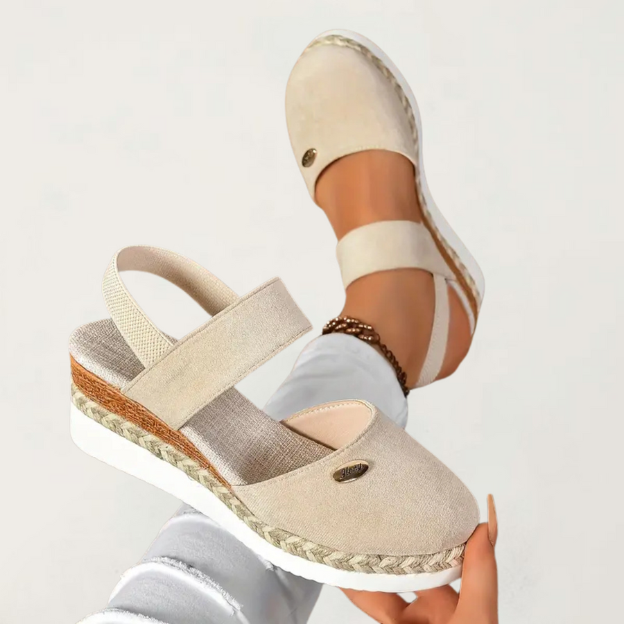 Robyn | Espadrille Strap Wedge Sandals