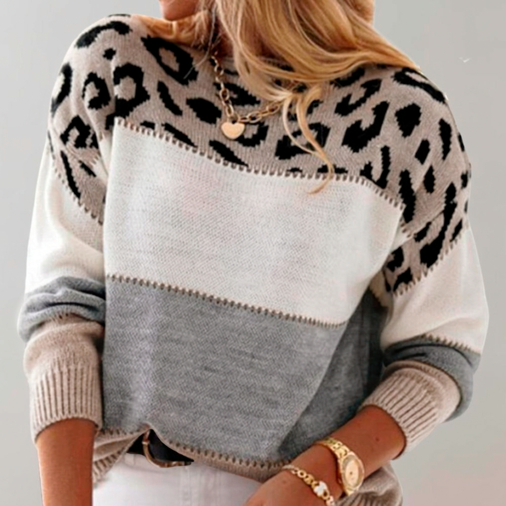 Calista Leopard Print Jumper