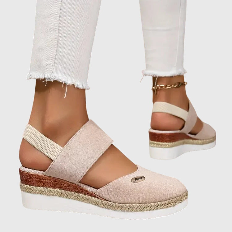 Robyn | Espadrille Strap Wedge Sandals