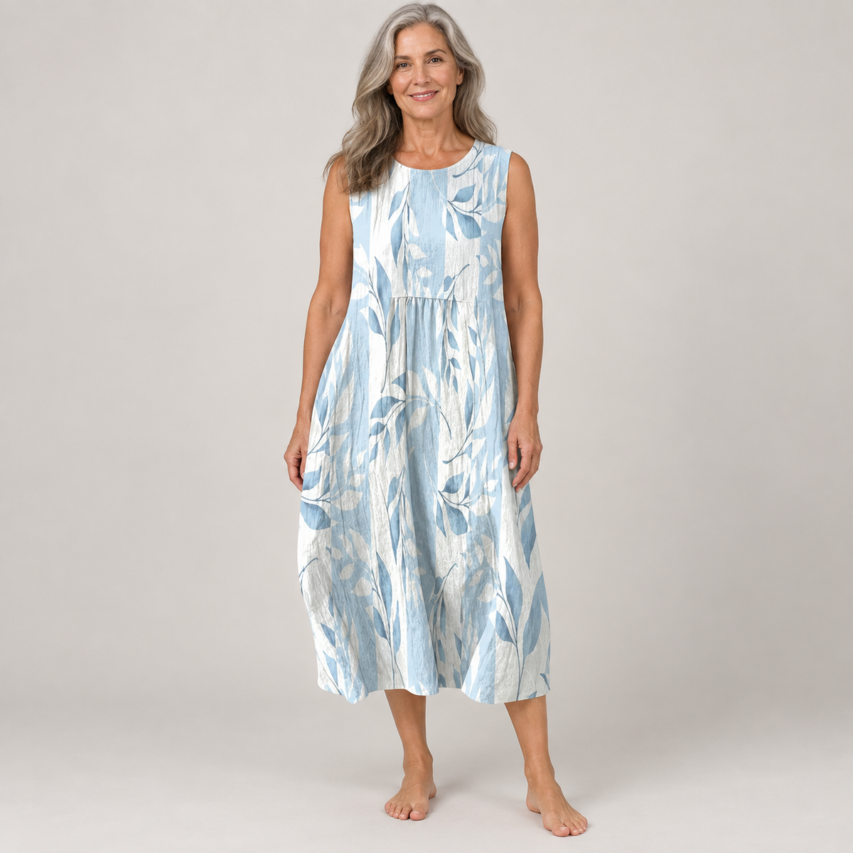 Claudette | Artistic Relaxed Midi Dress