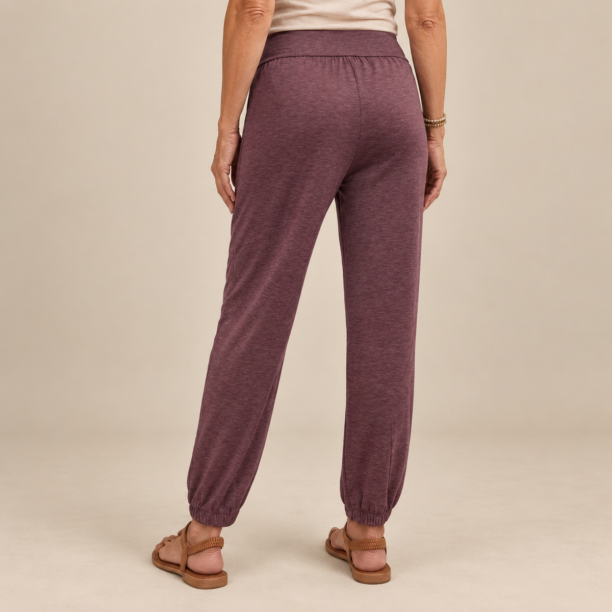 Solid Colour Casual Pants
