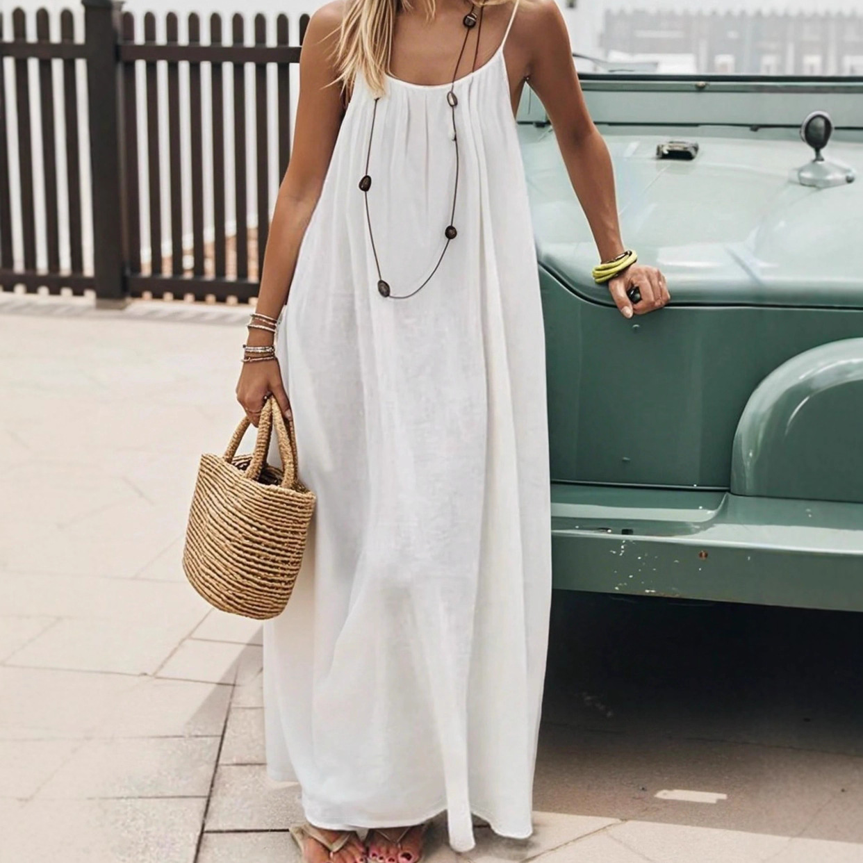 Grace | Solid Halter Maxi Dress