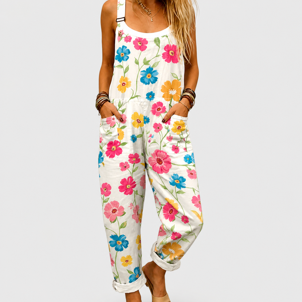 Hazel | Relaxed Patterned Jumpsuit