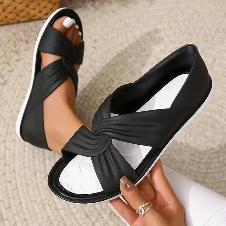 Annette | Cushioned Crossover Sandals