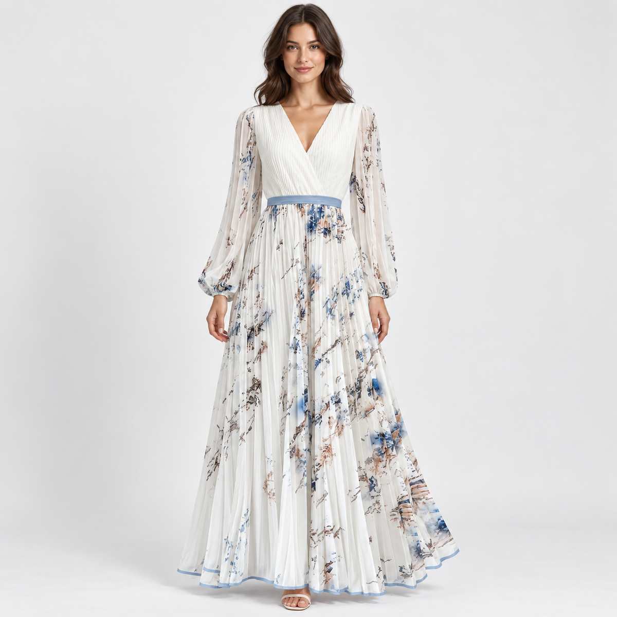 Evelina | Elegant Floral Maxi Dress