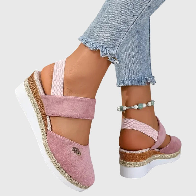 Robyn | Espadrille Strap Wedge Sandals