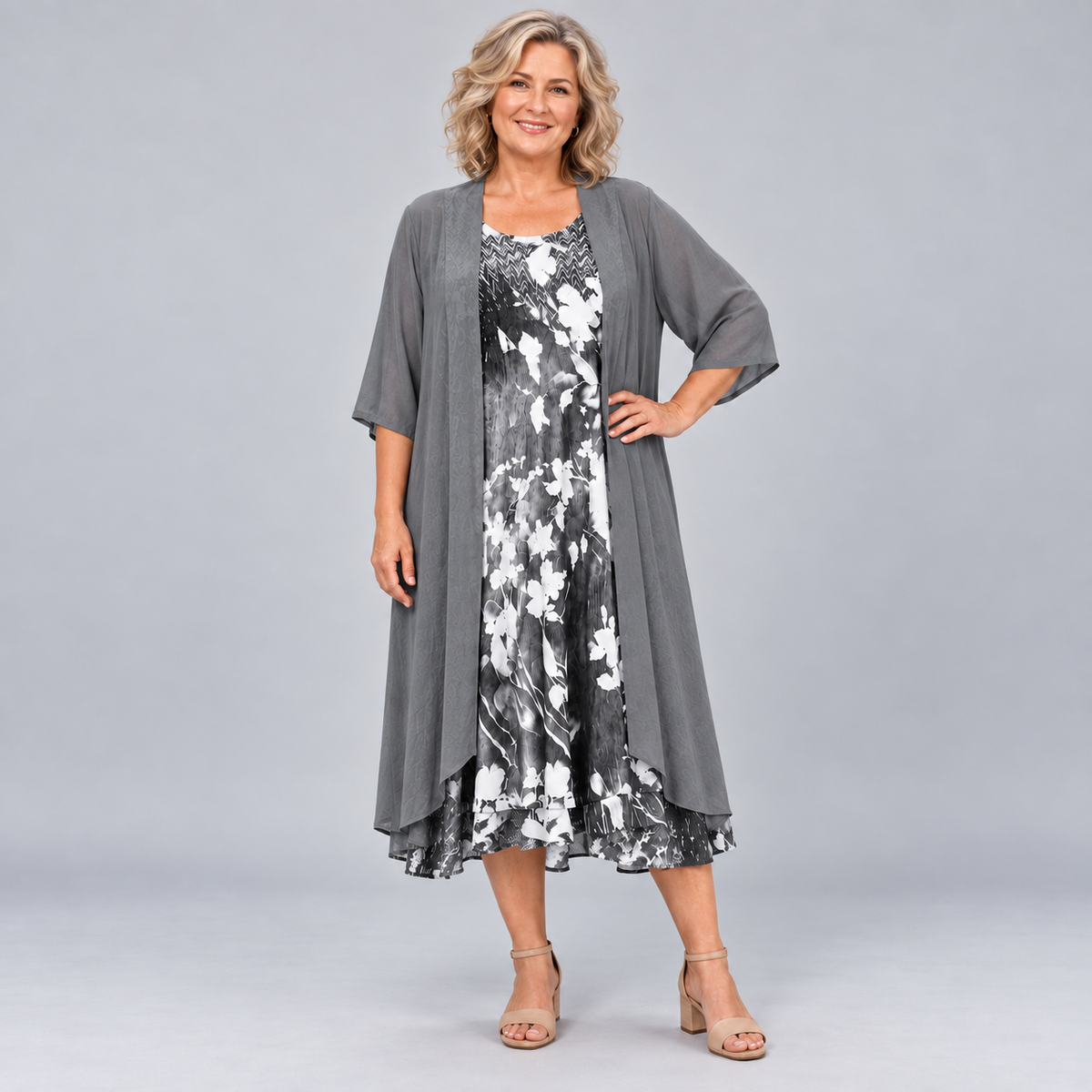 Maribel | Floral Layered Dress