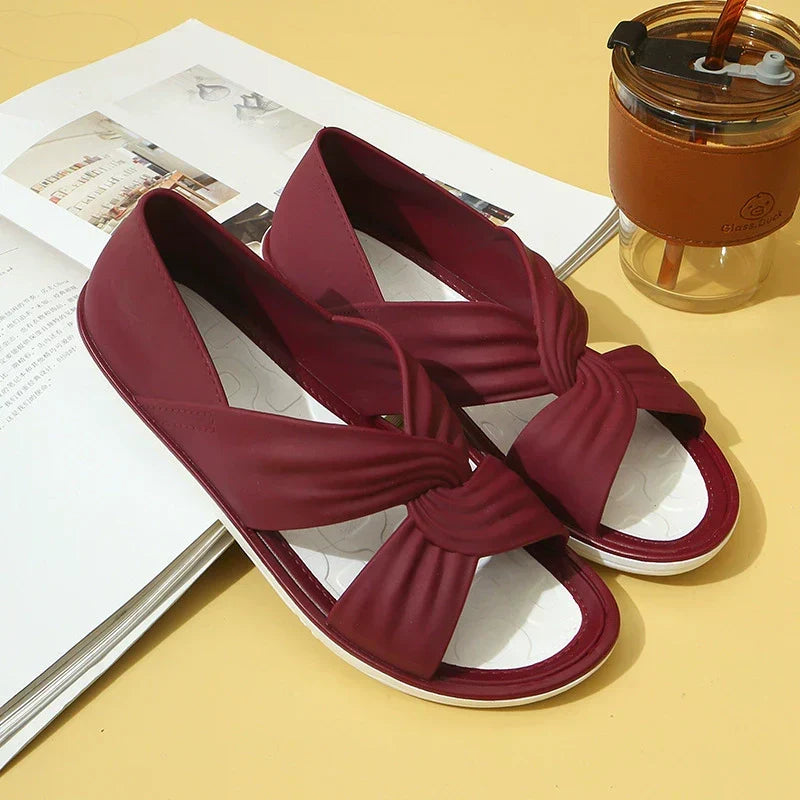 Annette | Cushioned Crossover Sandals