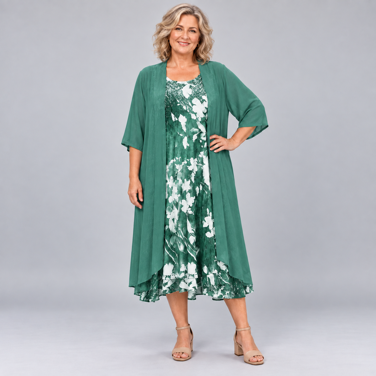 Maribel | Floral Layered Dress