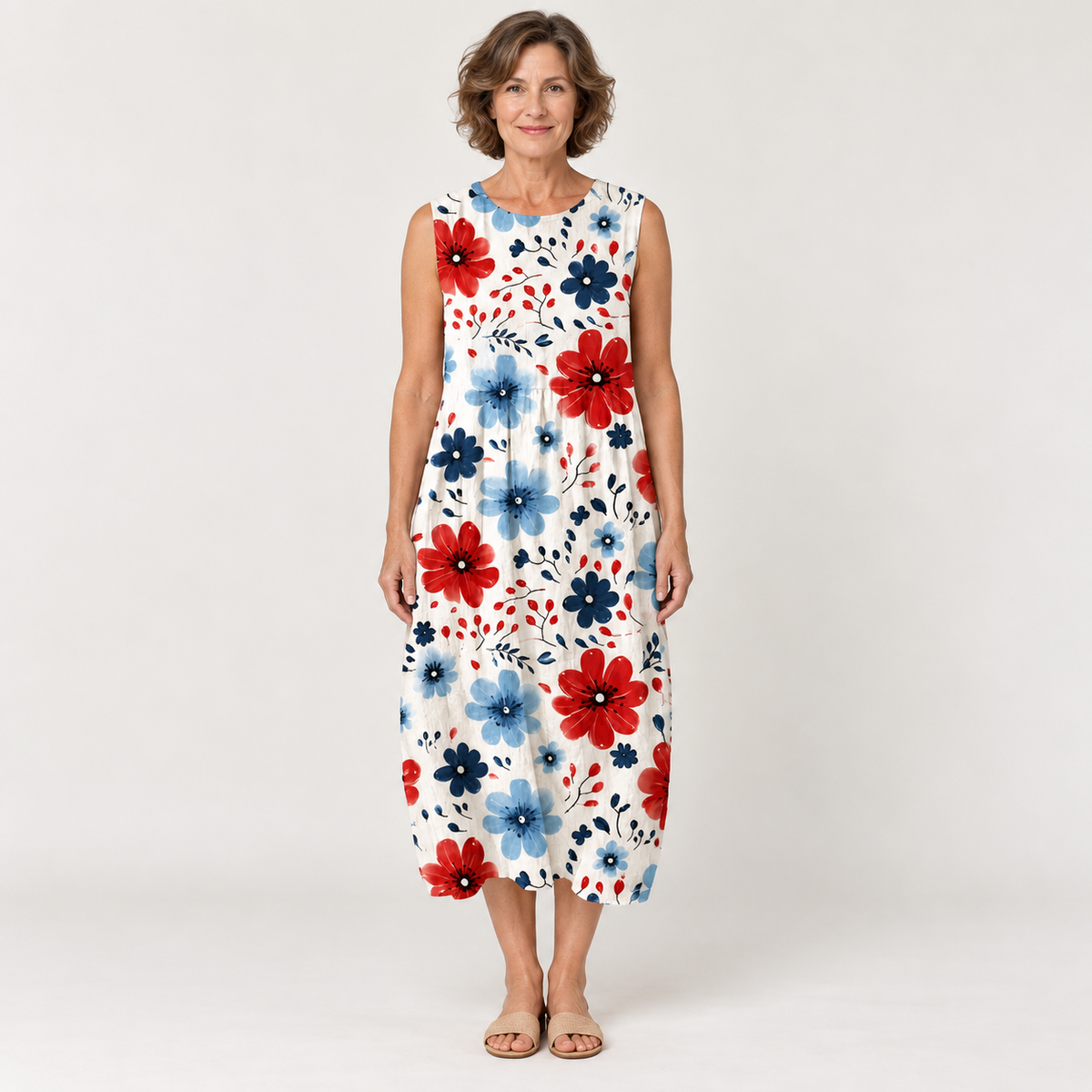 Florence | Artistic Relaxed Midi Dress