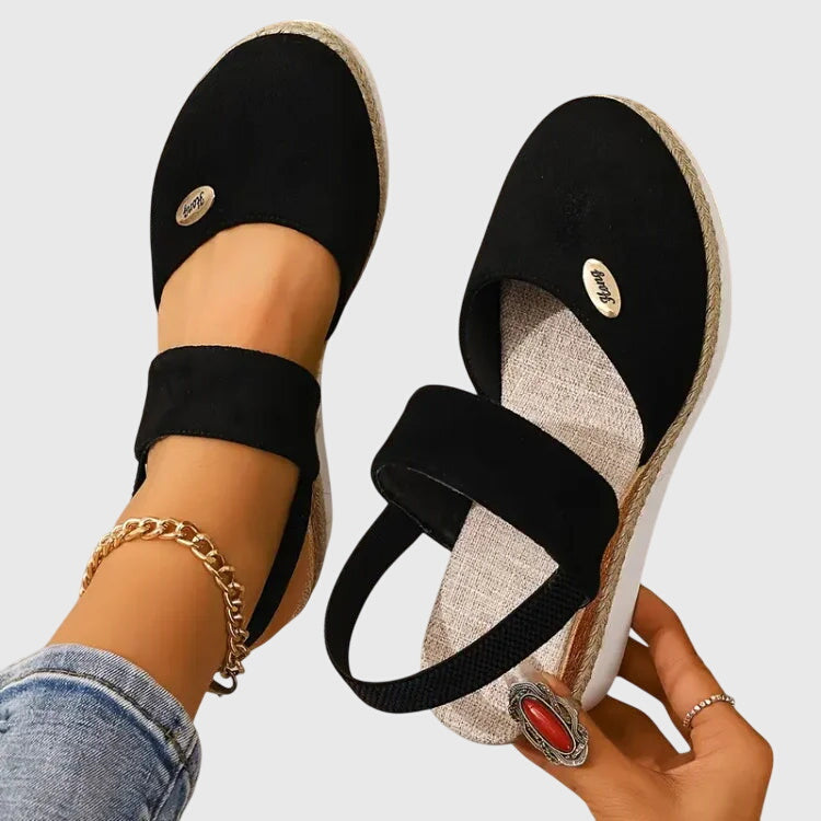 Robyn | Espadrille Strap Wedge Sandals