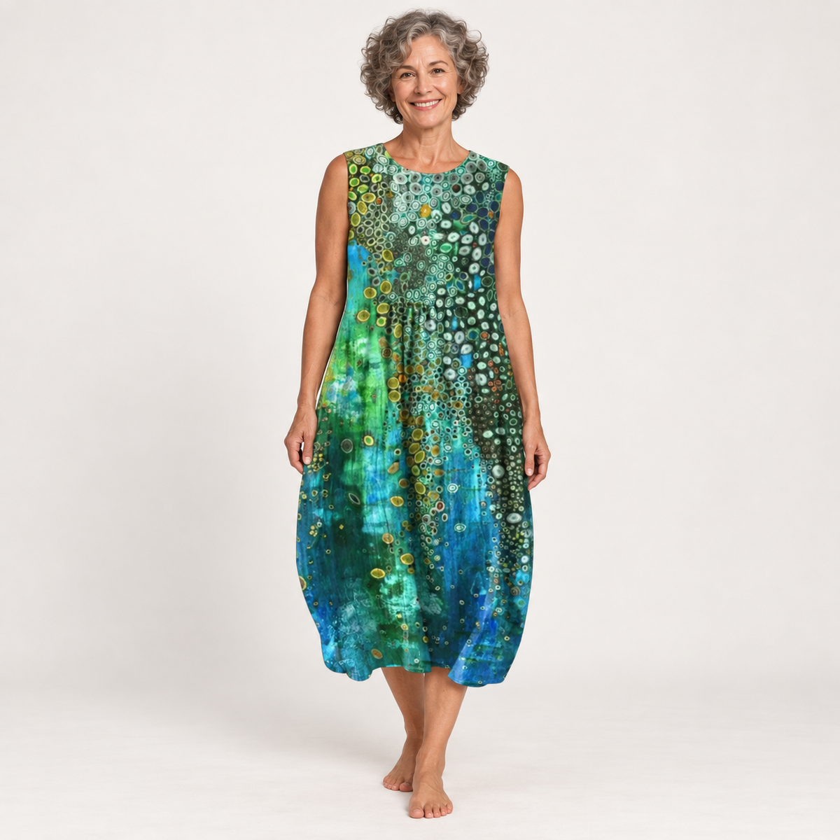 Corinne | Artistic Relaxed Midi Dress