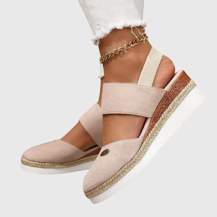 Robyn | Espadrille Strap Wedge Sandals