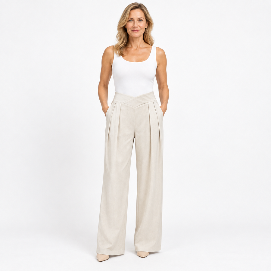 Wide-Leg Comfort Trousers