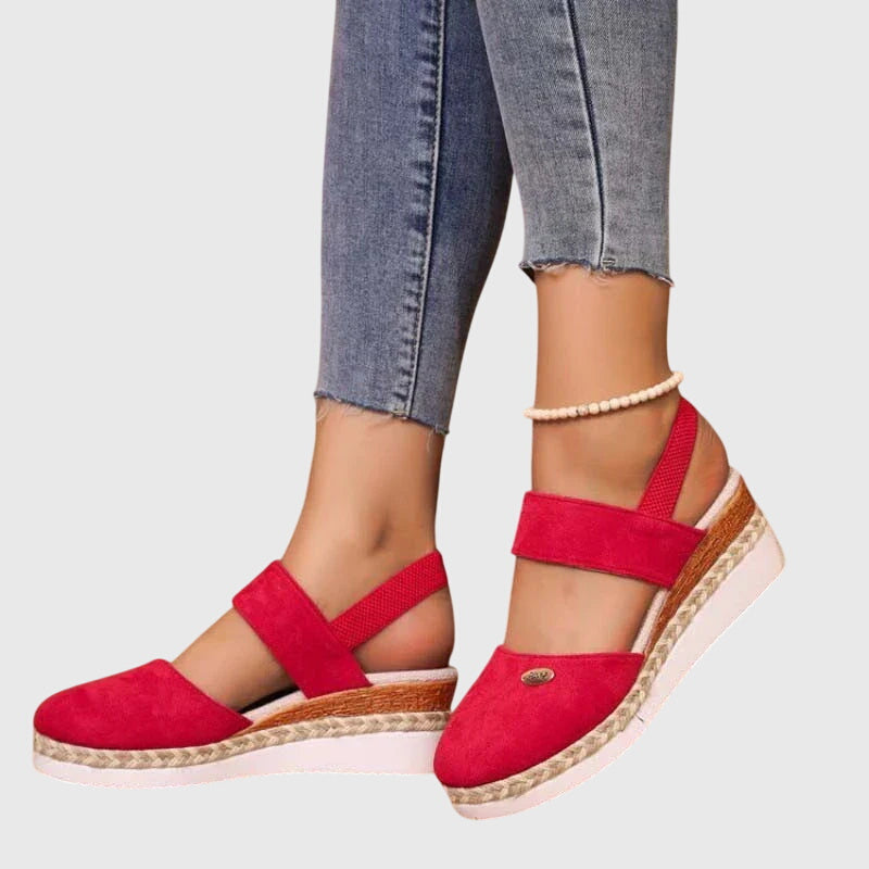 Robyn | Espadrille Strap Wedge Sandals