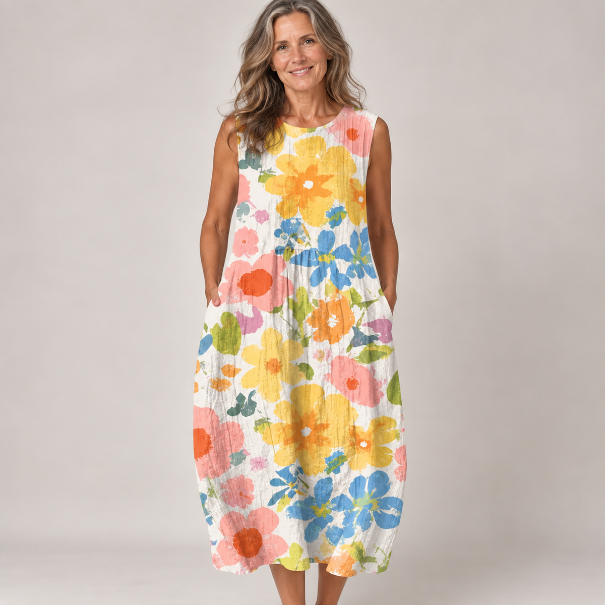 Noelle | Artistic Relaxed Midi Dress