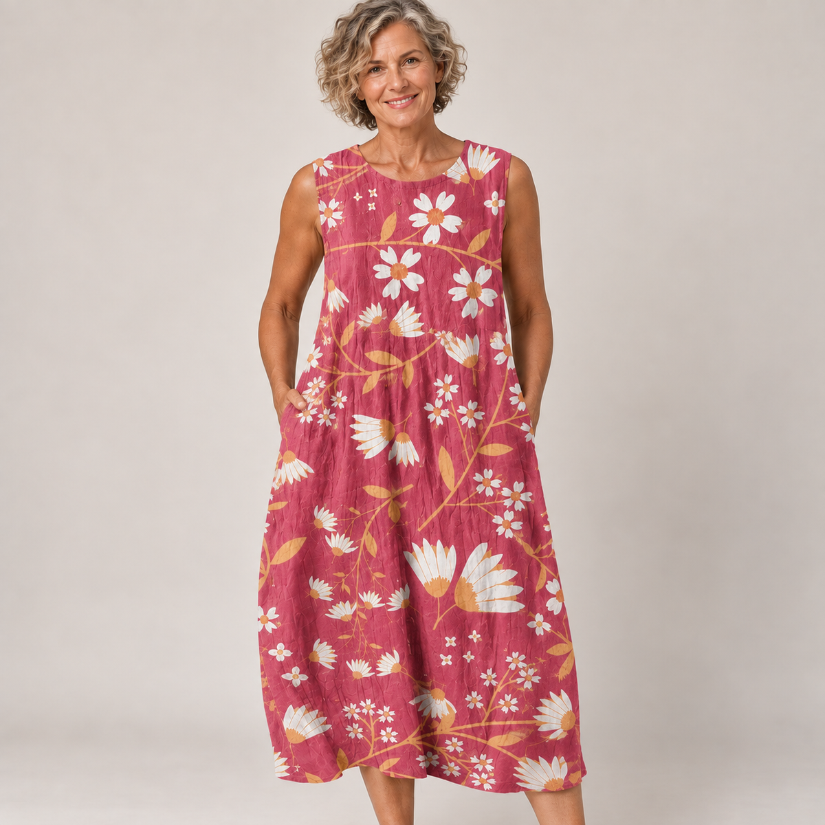 Odette | Artistic Relaxed Midi Dress