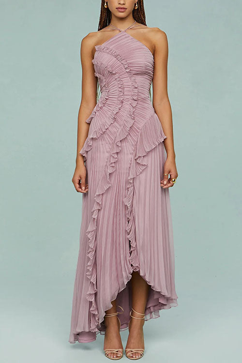Rose Pleated Dress