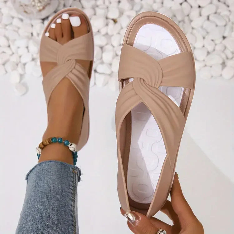 Annette | Cushioned Crossover Sandals