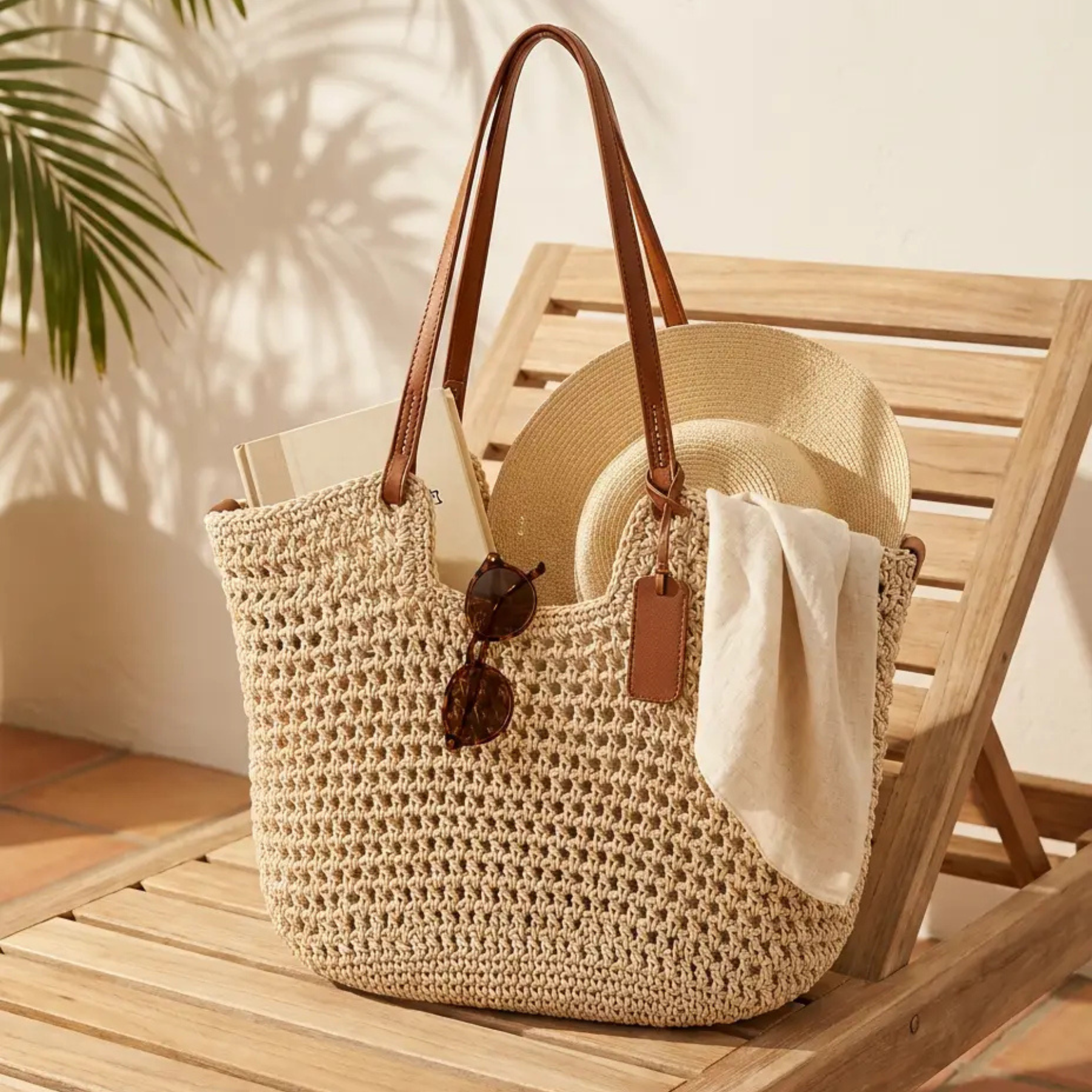 Clare | The Woven Crochet Tote Bag