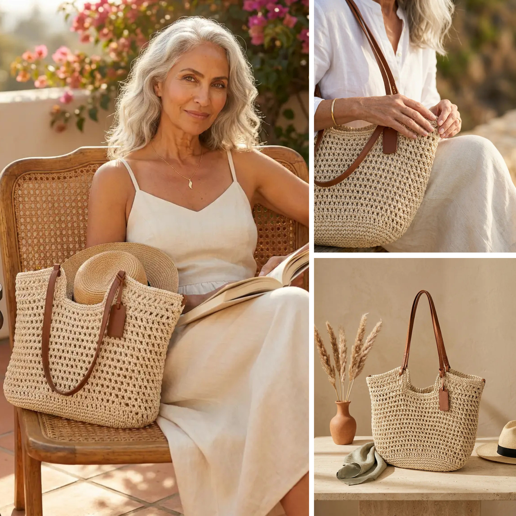 Clare | The Woven Crochet Tote Bag