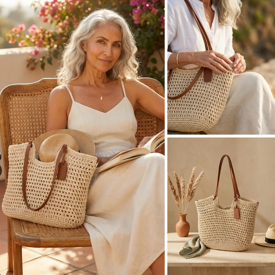 Clare | The Woven Crochet Tote Bag