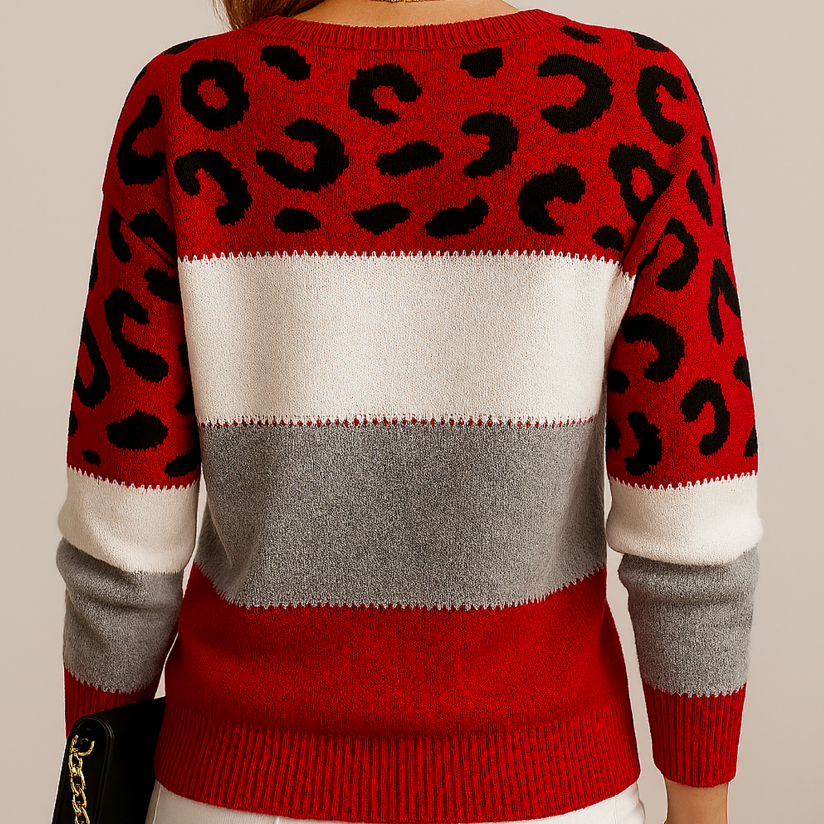 Calista Leopard Print Jumper