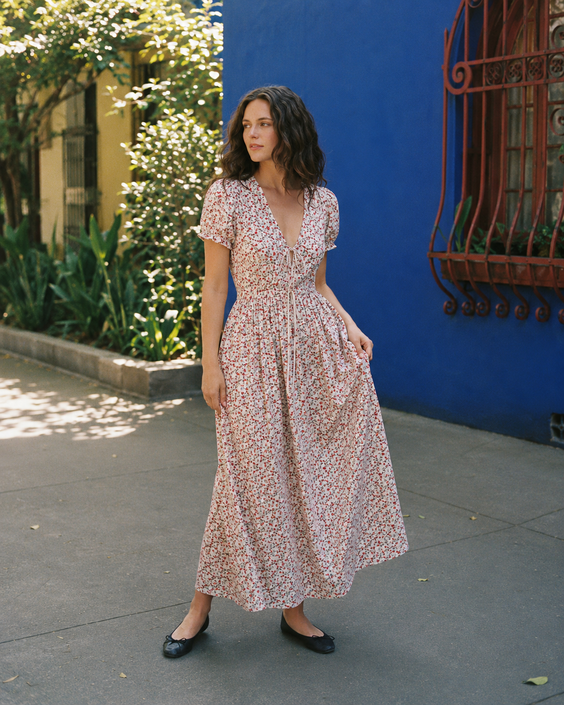 Elara | Floral Maxi Dress
