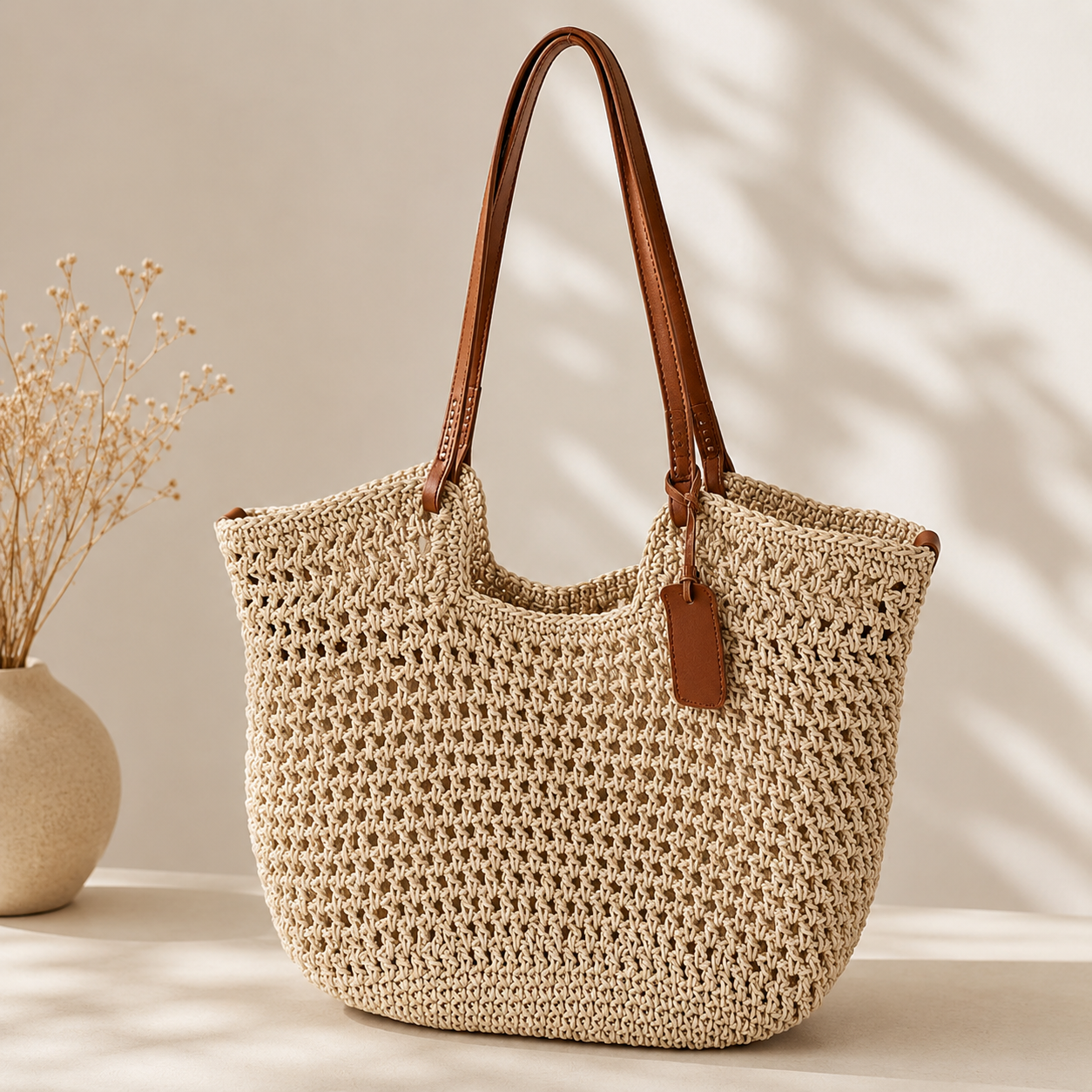 Clare | The Woven Crochet Tote Bag