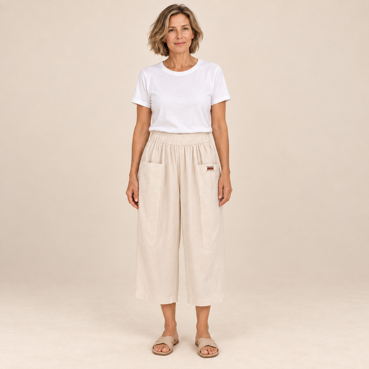 Linnea | Cotton-Linen Comfort Trousers