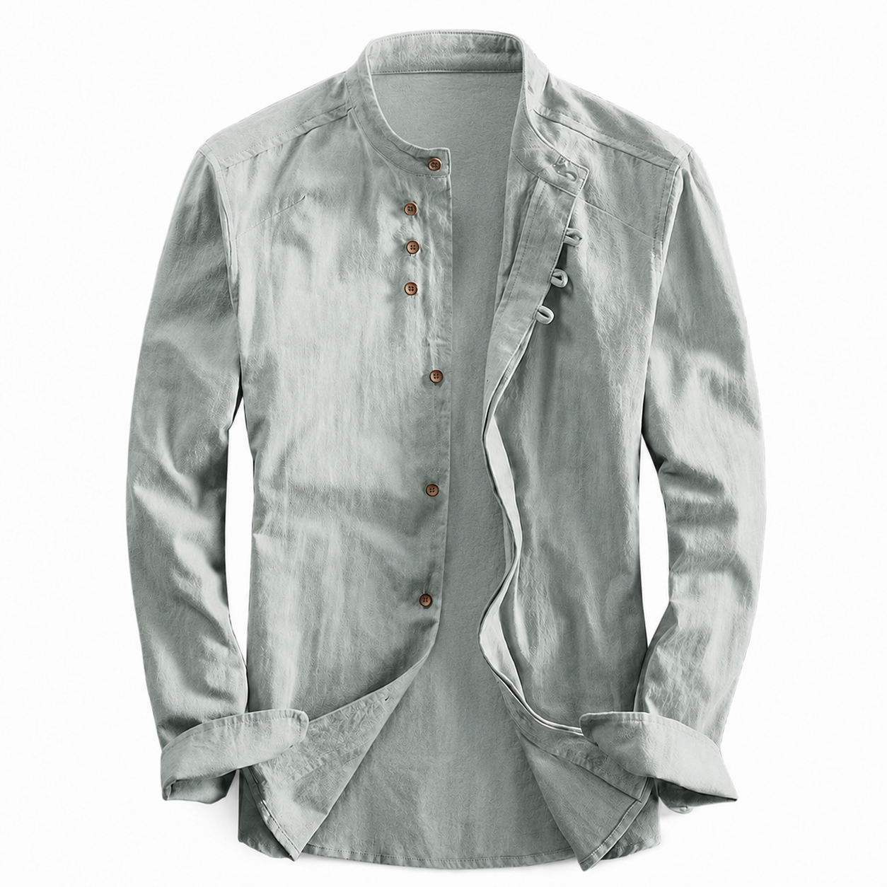 Kyoto - Men's Band Collar Shirt