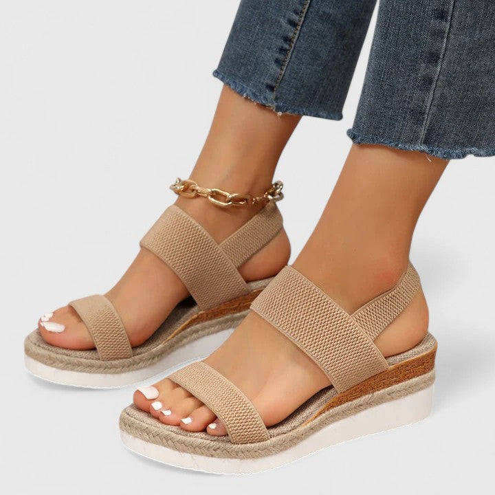 Selena | Stylish Wedge Strap Sandals