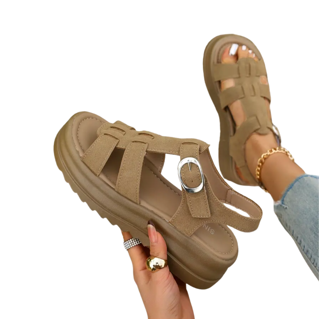 BELLA – Adjustable Strap Platform Gladiator Sandals