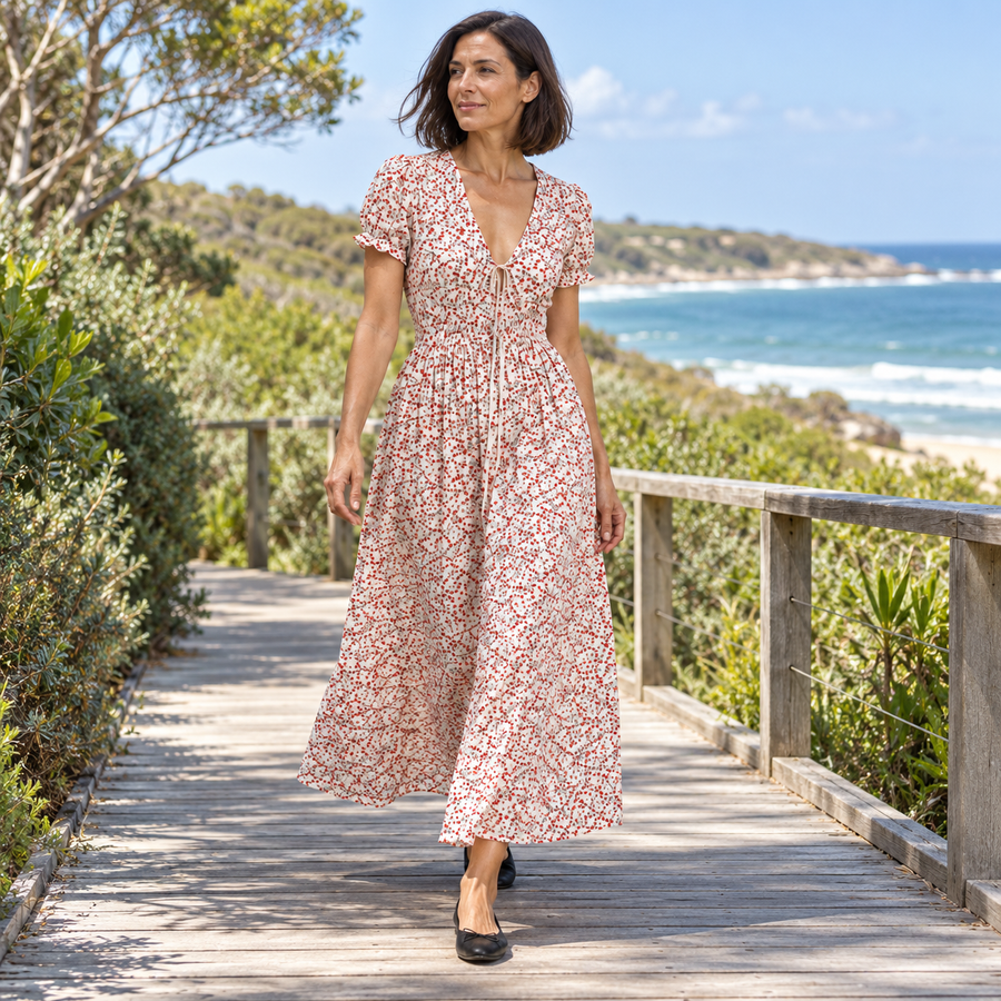 Elara | Floral Maxi Dress