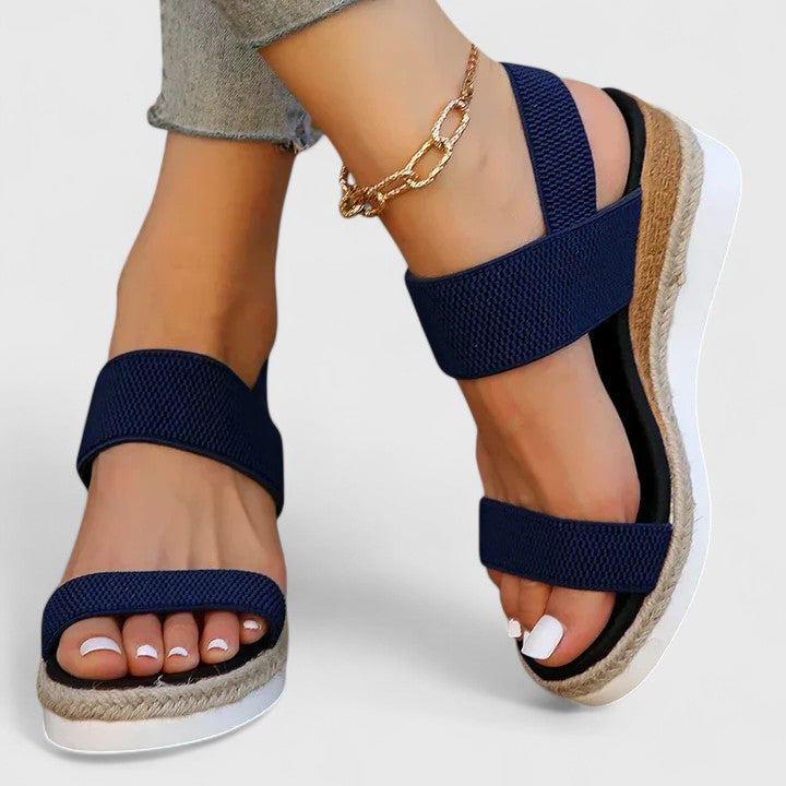 Selena | Stylish Wedge Strap Sandals
