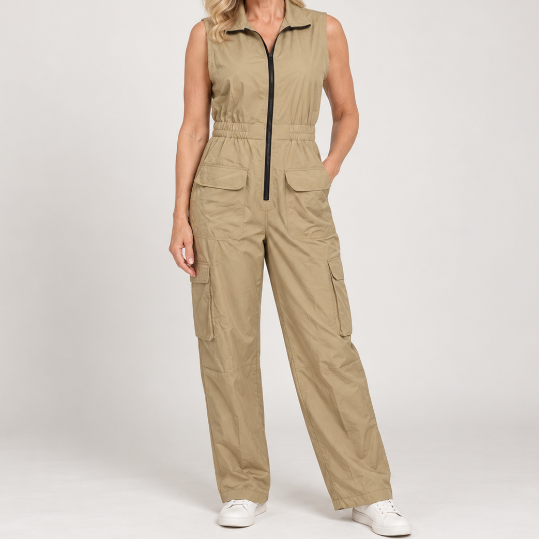Savannah | Utility Zip Jumpsuit
