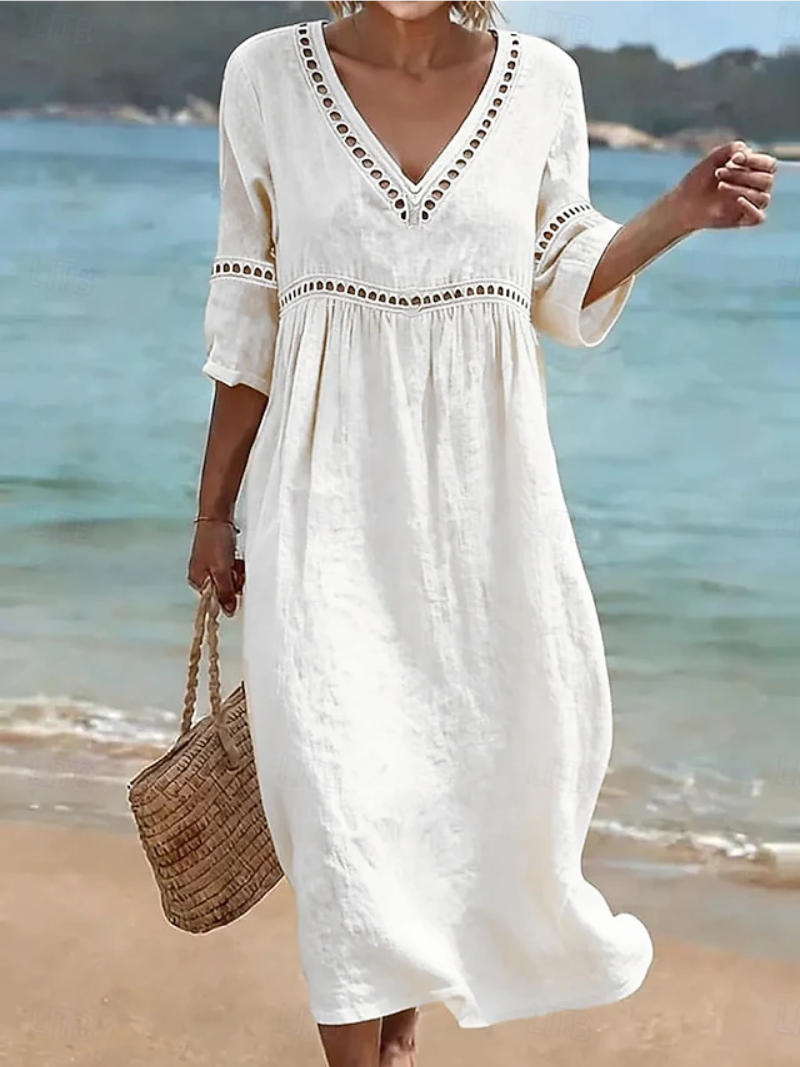 Veera | Dress with Lace Details